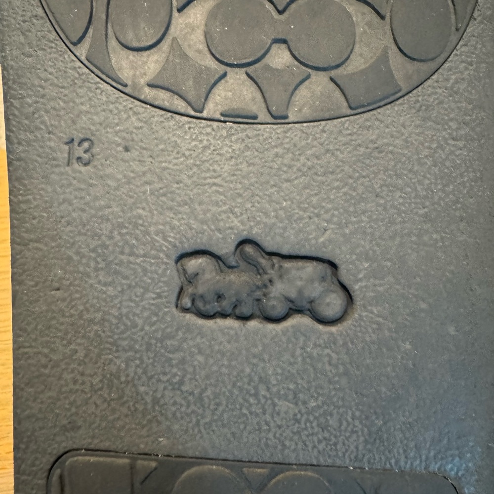Coach Black Slide Sandals - Picture 3 of 5
